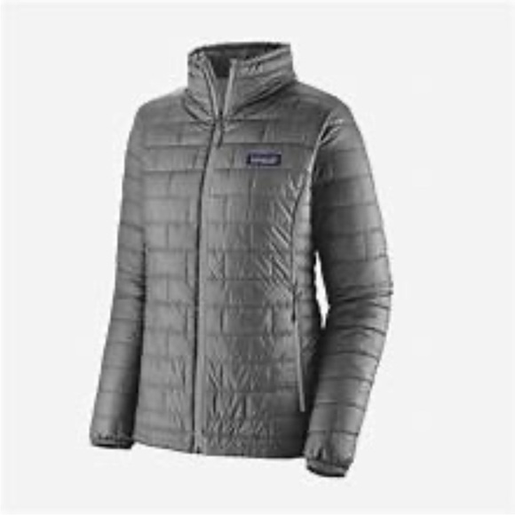 Patagonia Women’s Nano Quilted Puffer Full Zip Jacket Gray - Picture 3 of 13